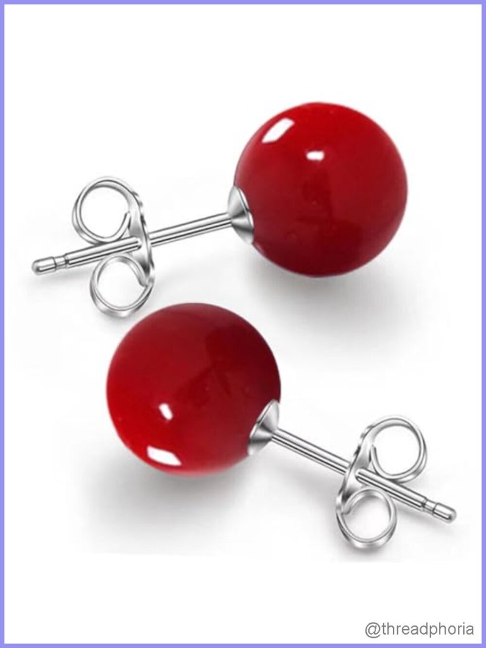 Shell Pearl Stud Earrings Hypoallergenic Stainless Steel Posts